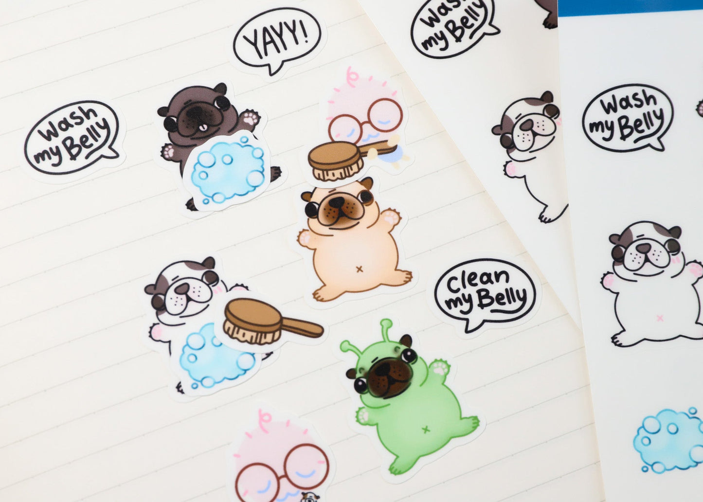 Pibble & Belly Sticker Sheet