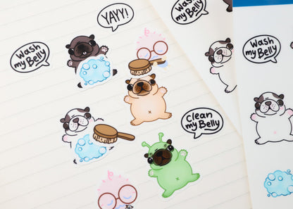 Pibble & Belly Sticker Sheet