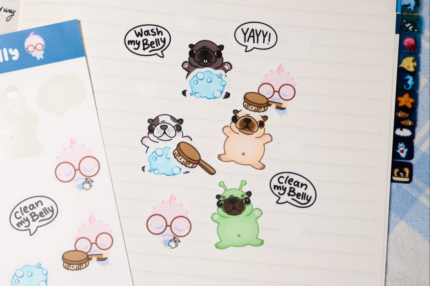 Pibble & Belly Sticker Sheet
