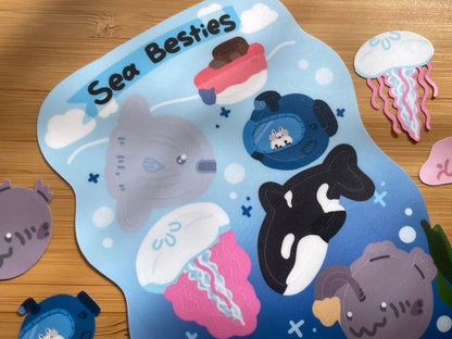Ocean Creatures Sticker Sheet