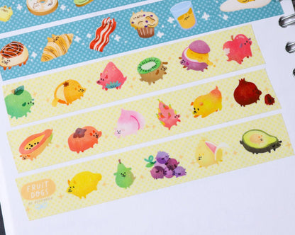 Fruit Dog Washi Tape