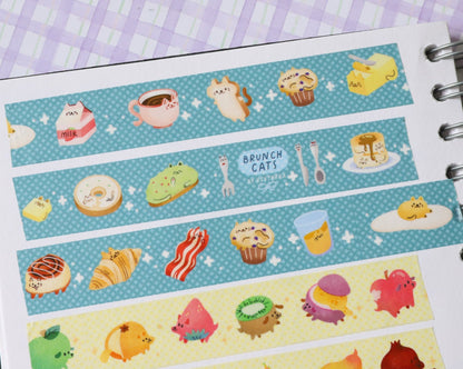 Brunch Cats Washi Tape