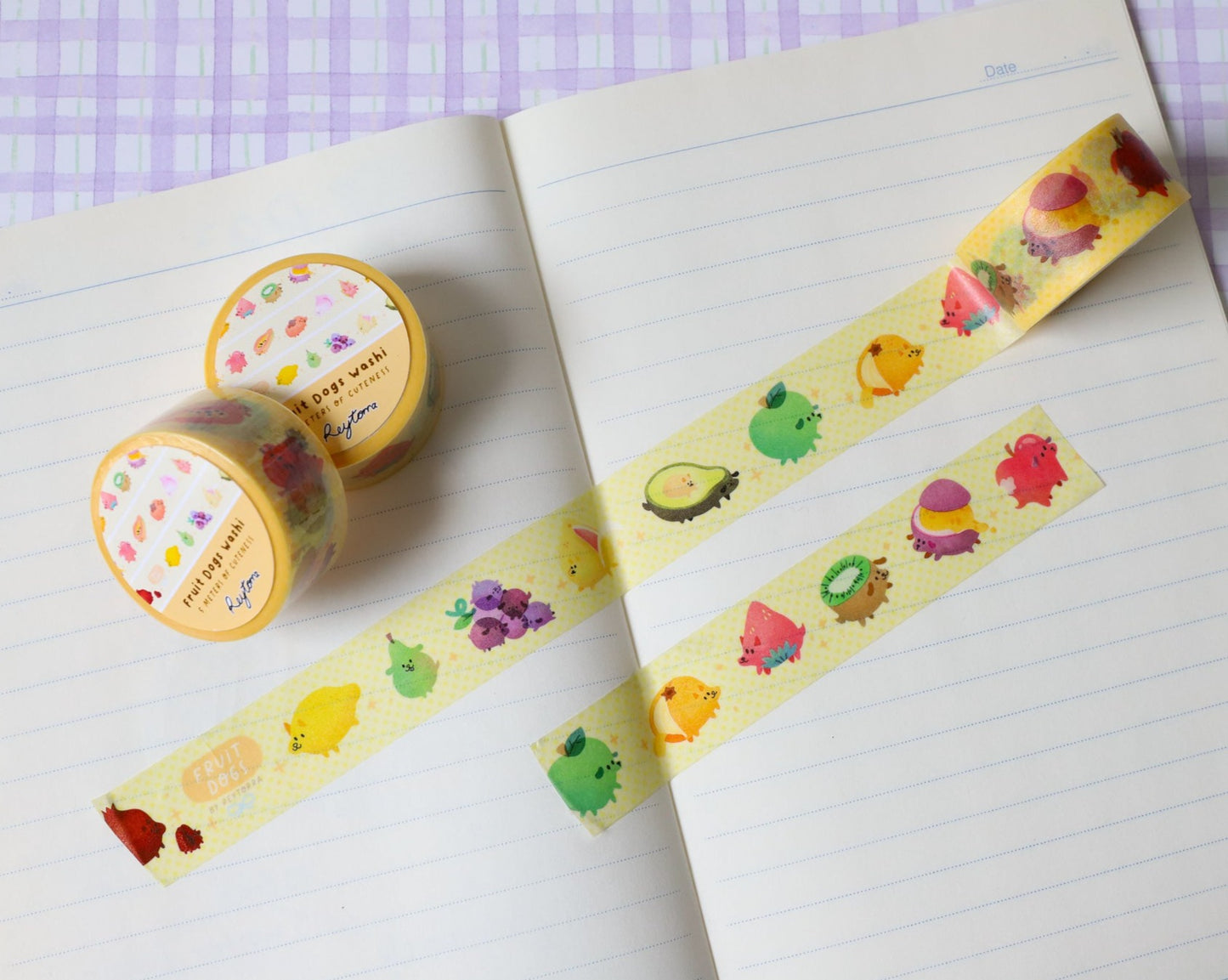 Fruit Dog Washi Tape