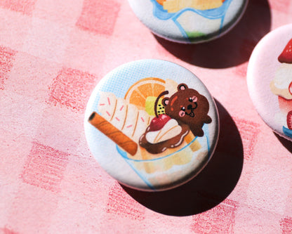 Fruit Parfait Bear Pin - 3 to collect