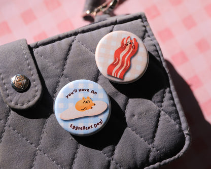 Bacon Cat Pin - 9 to Collect