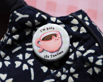 TeaCup Cat Pin