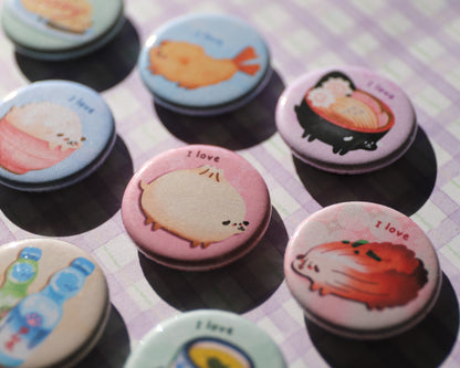 I love Food Pins - 10 to Collect