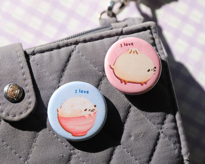 Tempura Pup Pin - Kawaii Accessory