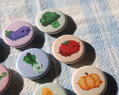 Veggie Dog Magnets - 9 to Collect