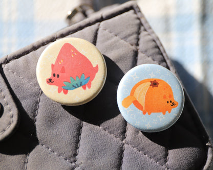 Orange Pup Pins - 9 to Collect