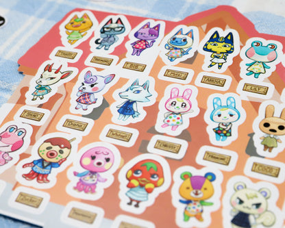 Villagers Stickers - 26  cute characters