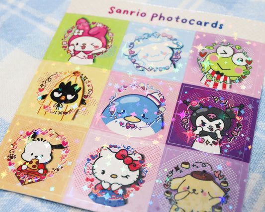 Sanrio Photo Card Stickers - Kpop X Sanrio