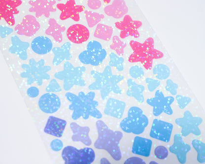 Sparkle Deco Glitter Stickers - The Basics Collection