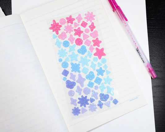 Sparkle Deco Glitter Stickers - The Basics Collection