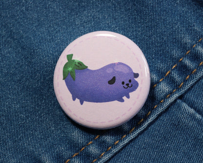 Eggplant Pup Pin - 9 to Collect