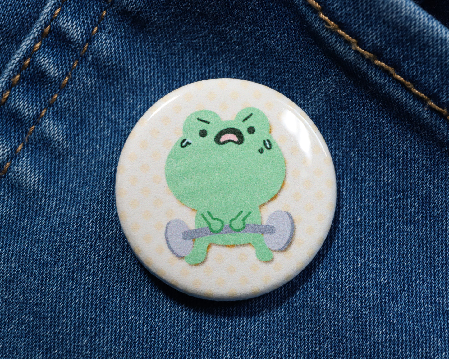 Weightlifting Frog Pins - 6 to Collect