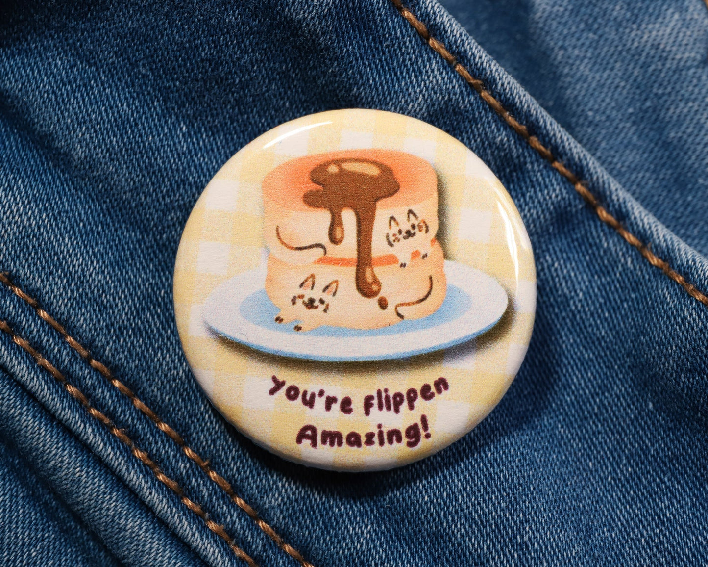 Pancake Cat Pin - 9 to Collect