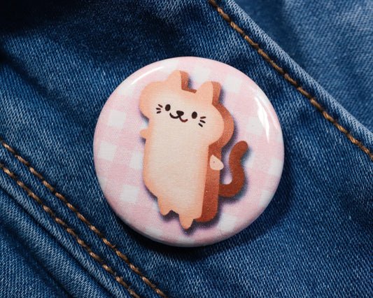 Cat Toast Pin - 9 to Collect