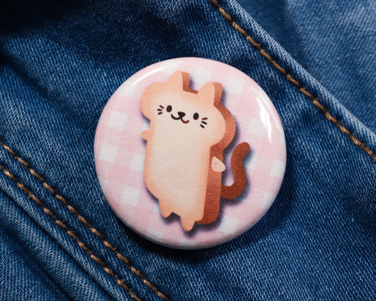 Cinnamon Roll Cat Pin - 9 to Collect