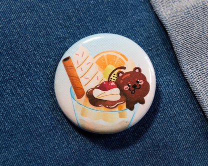 Dessert Bear Button Pins - 3 to collect