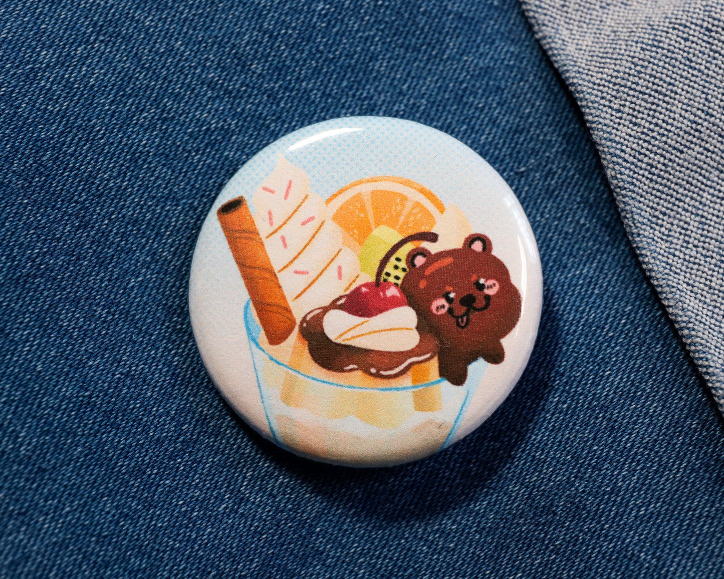 Fruit Parfait Bear Pin - 3 to collect