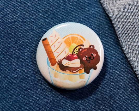 Pudding Parfait Bear Pin - 3 to collect