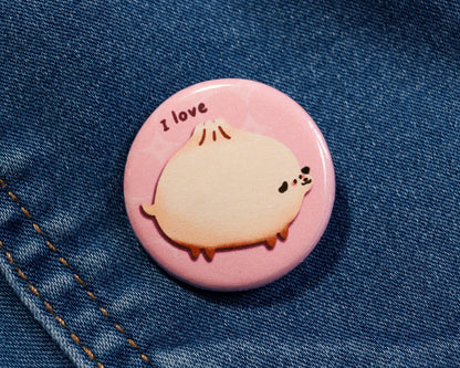 Tempura Pup Pin - Kawaii Accessory