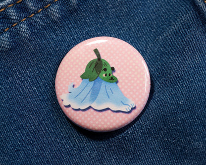 Round Potted Plant Pup Pin