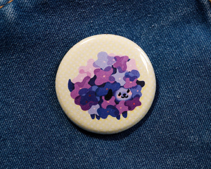 Hydrangea Pup Pin