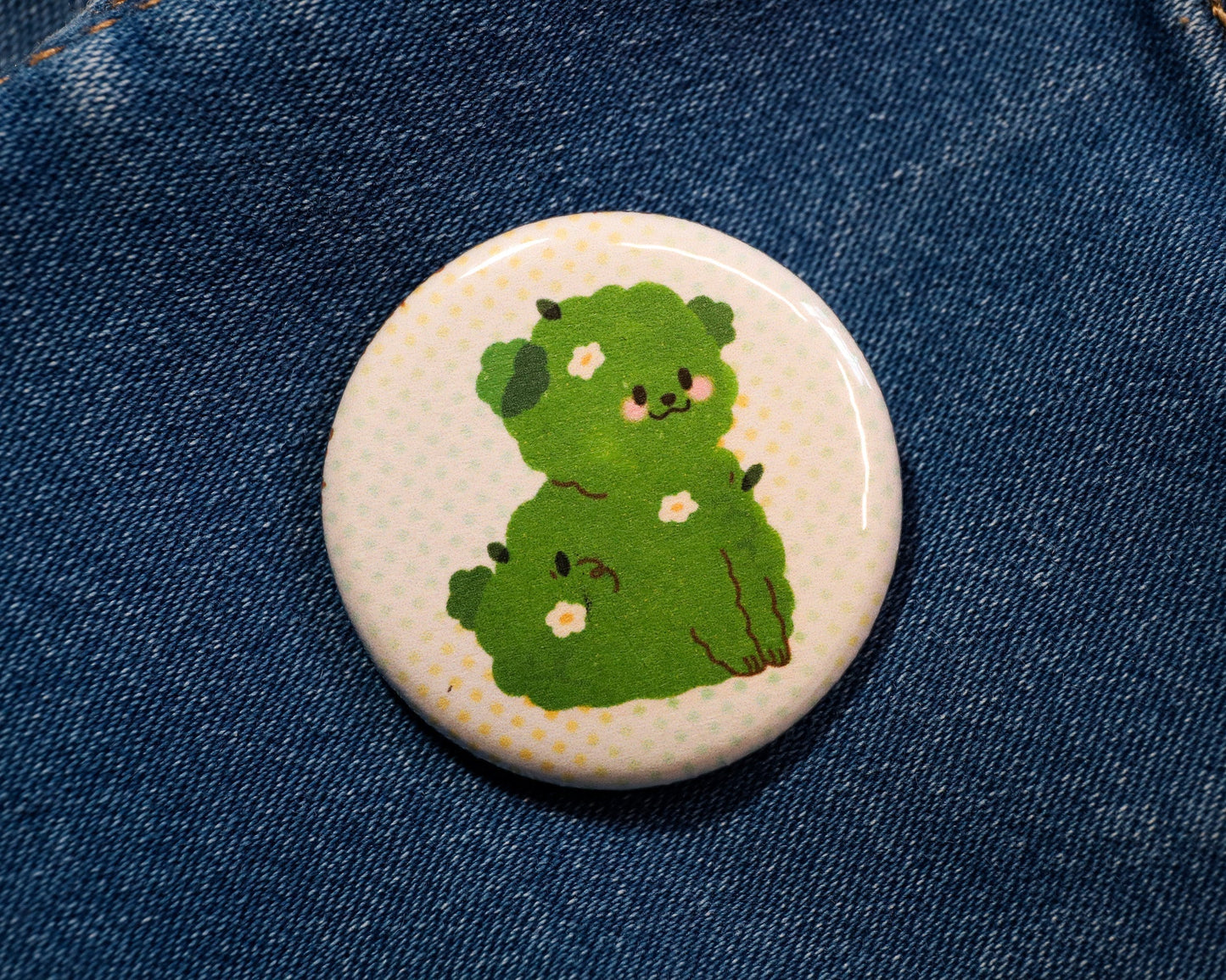 Round Potted Plant Pup Pin