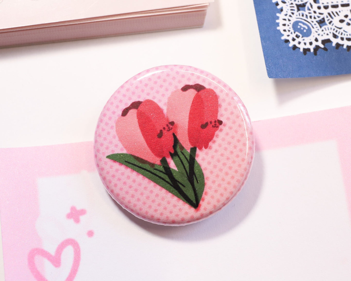 Round Potted Plant Pup Magnet