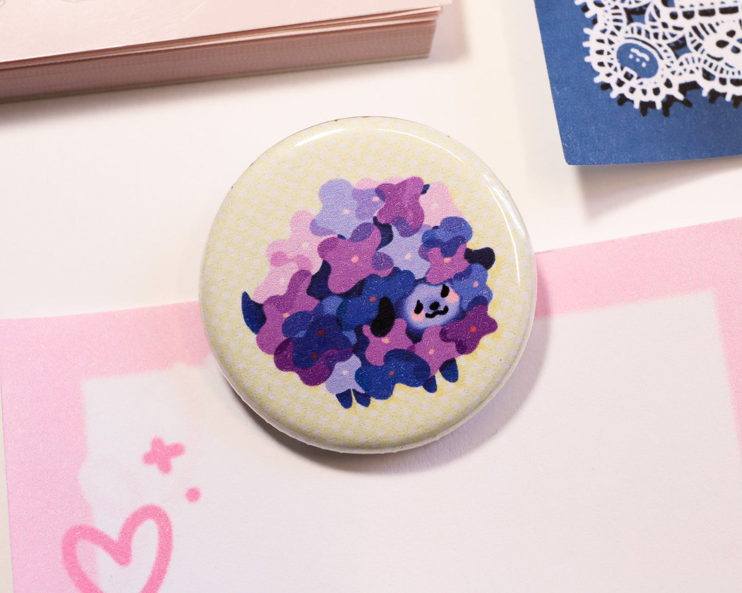 Blue Bell Flower Pup Magnet