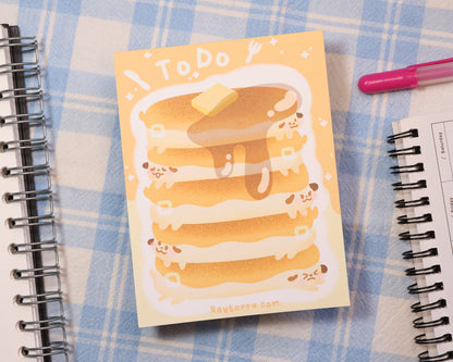 Pancake Pup Todo Sticky Notepad