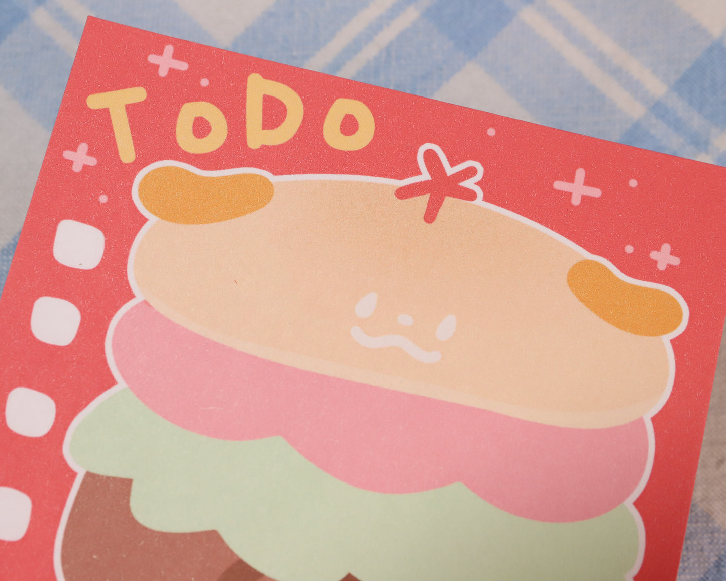 Burger Pup Todo Sticky Notepad