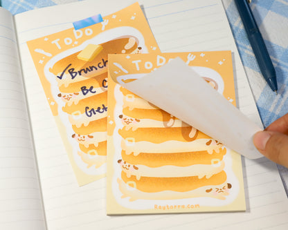 Pancake Pup Todo Sticky Notepad