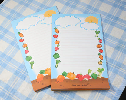 Veggie Garden Sticky Notepads