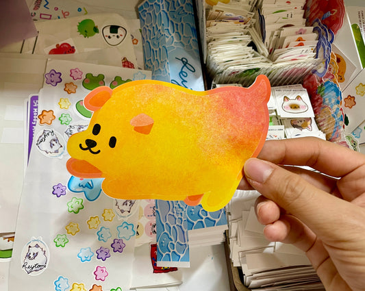 Secret Mega Mango Dog Sticker