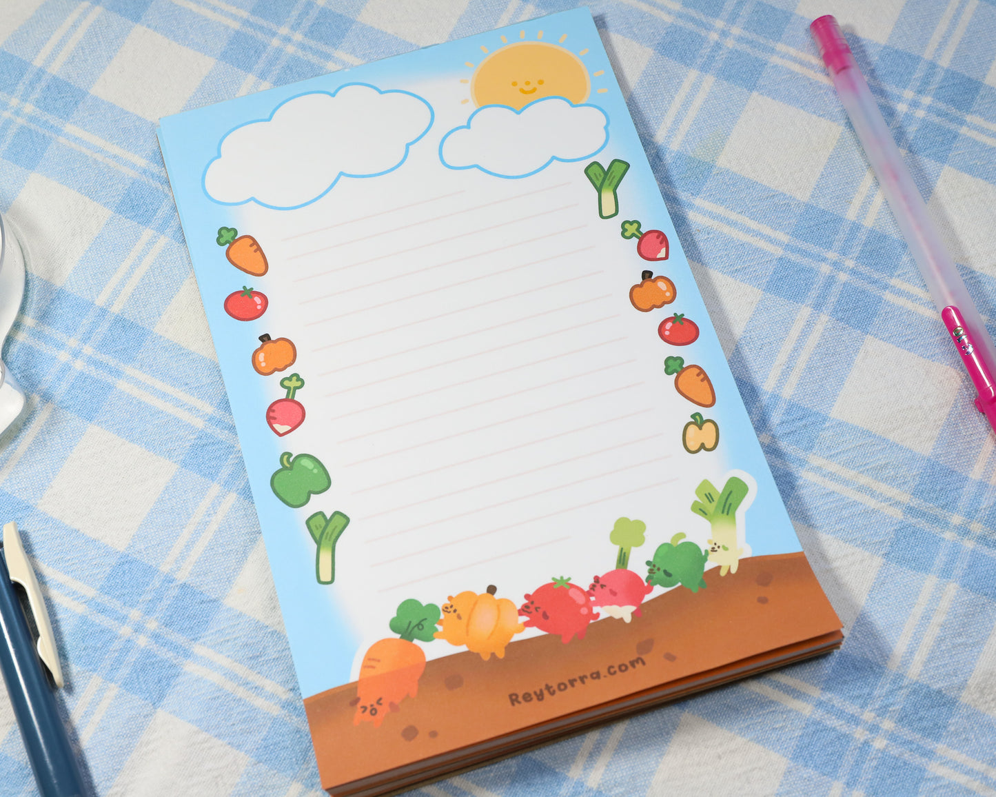 Veggie Garden Sticky Notepads