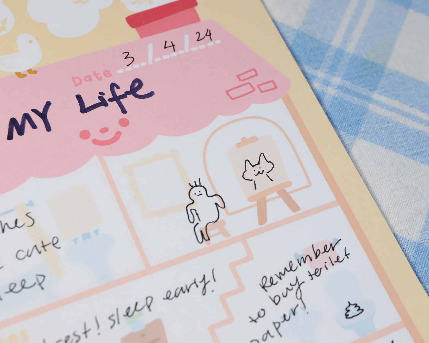 Little House Planner Sticky Notepad