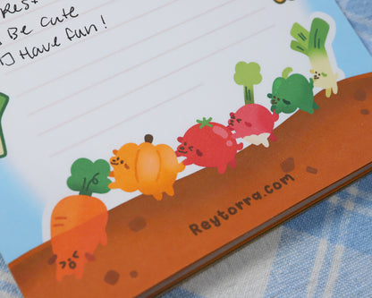 Veggie Garden Sticky Notepads