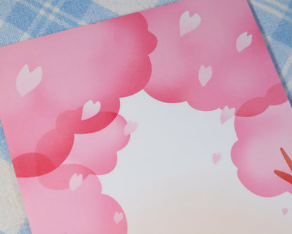 Cherry Blossom Sunset Sticky Notepads