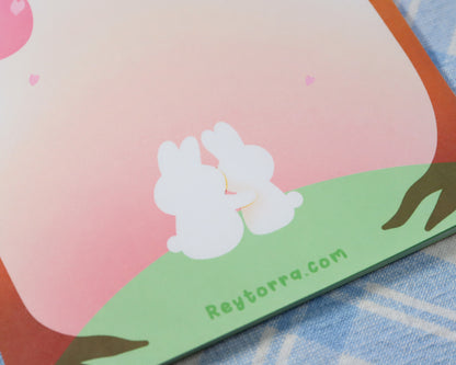 Cherry Blossom Sunset Sticky Notepads