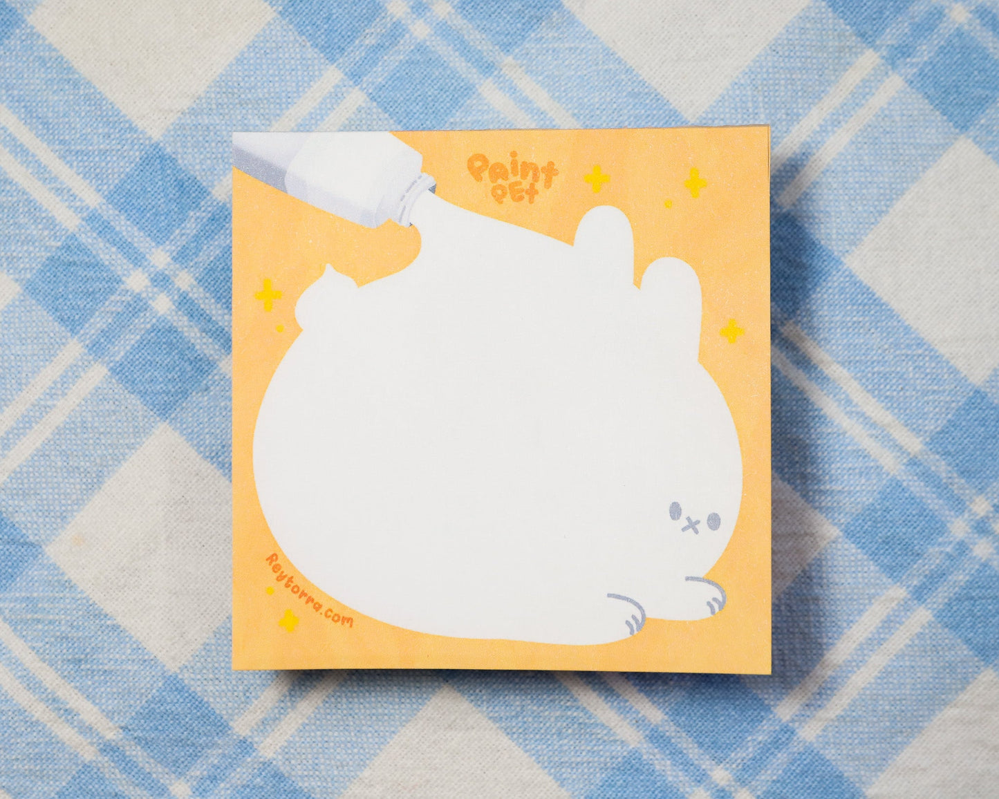 Bunny Paint Pet Sticky Notepads