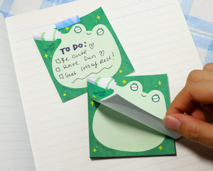 Frog Paint Pet Sticky Notepads