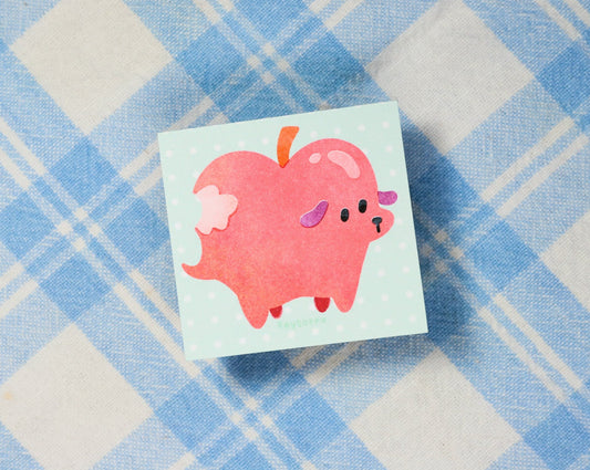 Apple Pup Tiny Sticky NotePads