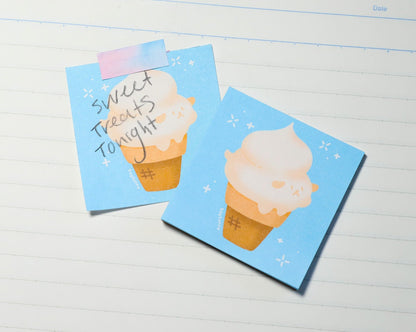 Soft Serve Pup Tiny Sticky NotePads