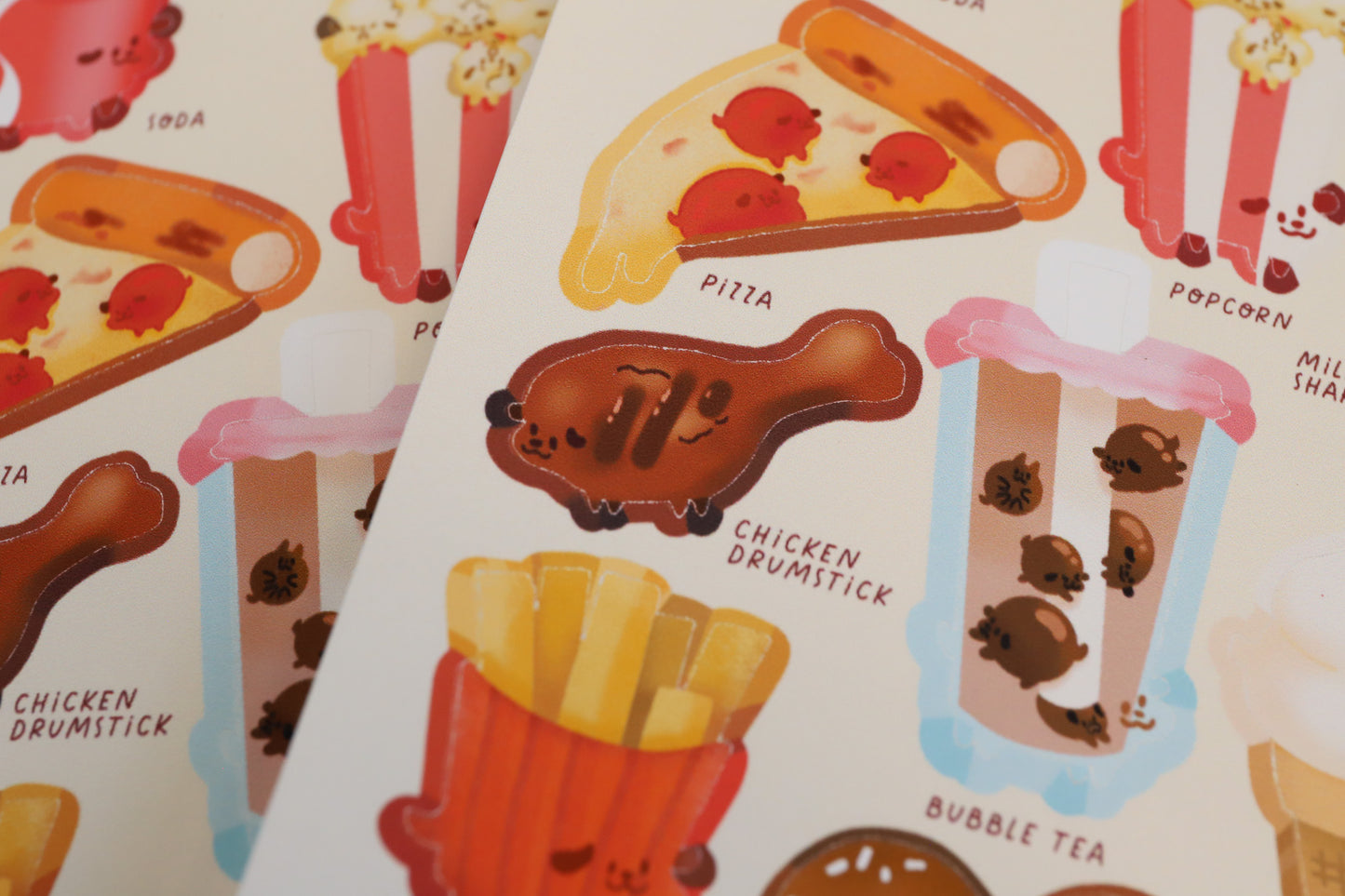 Junk Food Dog Sticker Sheet