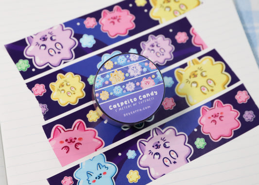 Star Candy Cats Washi Tape