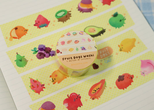 Fruit Dogs Washi Tape