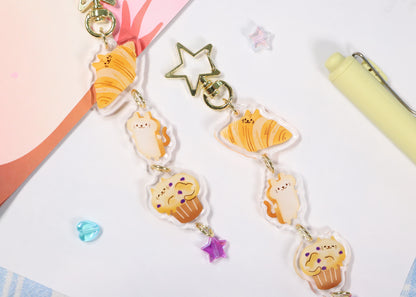 Bread Cat Keychain